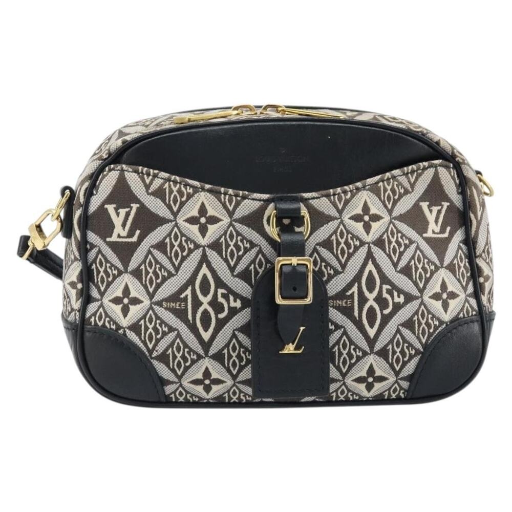 Louis Vuitton Monogram Jaguar Deauville Mini Shoulder Bag Black